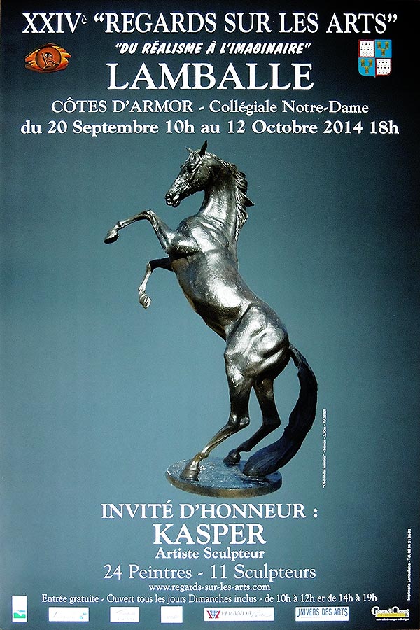 Exposition Regards sur les arts - Lamballe - Collégiale Notre-Dame - du 20 sept au 12 oct 2014