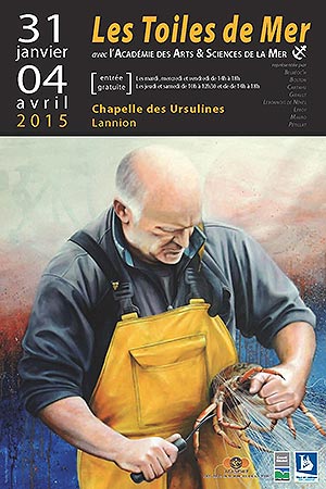 Les Toiles de Mer - LANNION Chapelle des Ursulines du 31 janvier au 04 avril 2015 - Christian LEROY