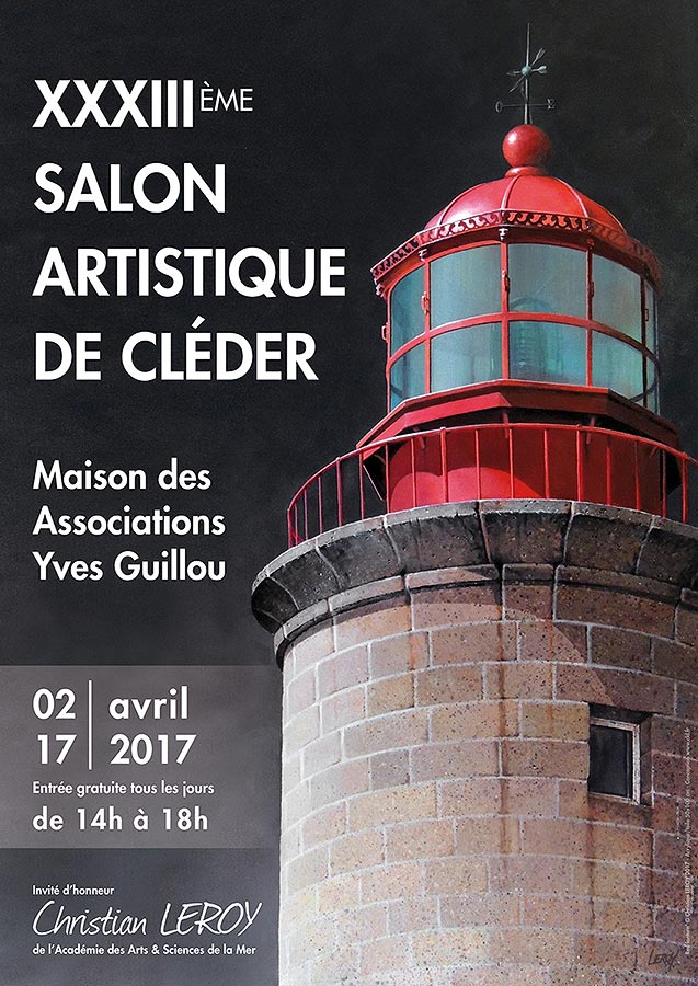 Salon Artistique de Cléder - Affiche avril 2017 - Christian Leroy