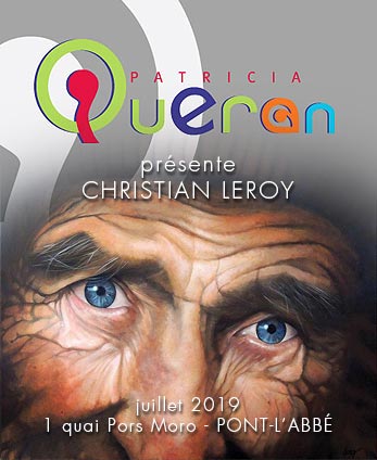 Galerie Patricia Quéran - Pont-L'Abbé - affiche Christian LEROY