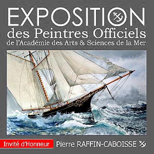 Exposition des Peintres Officiels de l'Académie des Arts & Sciences de la Mer - Mesquer (44) - Maison du Patrimoine - du 08 au 17 avril