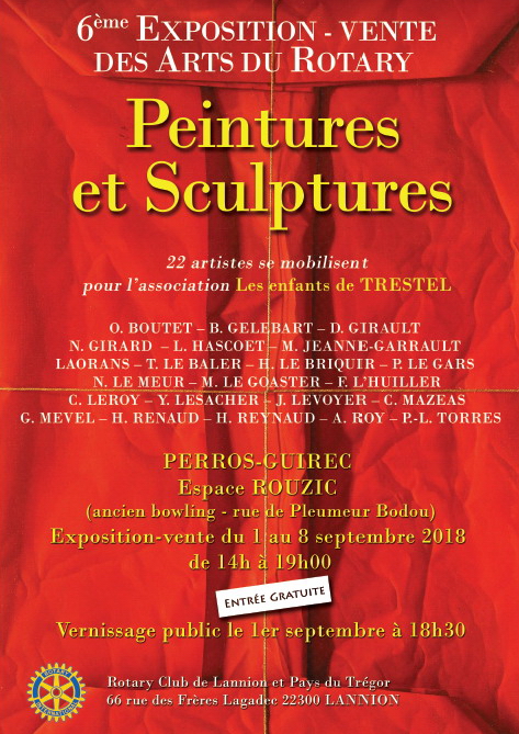 Expo-vente Rotary - Perros-Guirec - Espace Rouzic du 1er au 8 septembre 2018