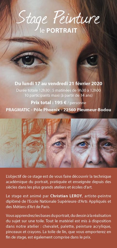Stage peinture - Le portrait