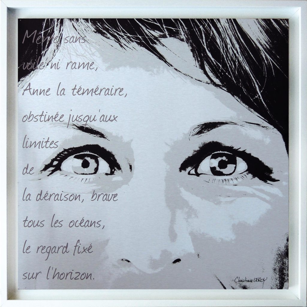Anne sérigraphie II/III +cadre - ChristianLEROY
