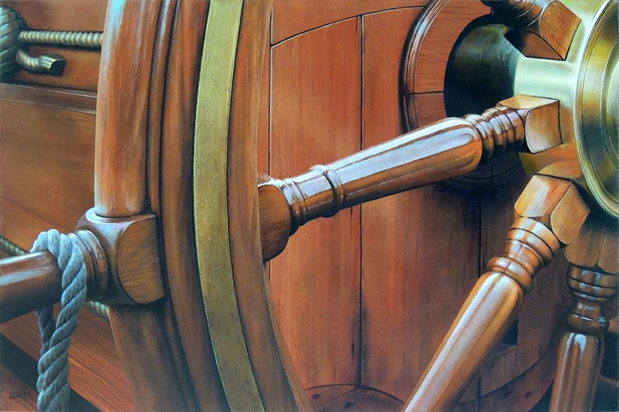 ©LEROY Face[s] au vent Barre a quai