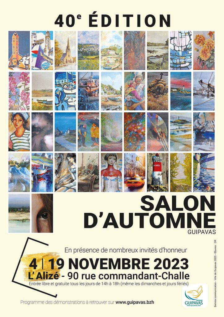 Salon Automne Guipavas 2023 affiche