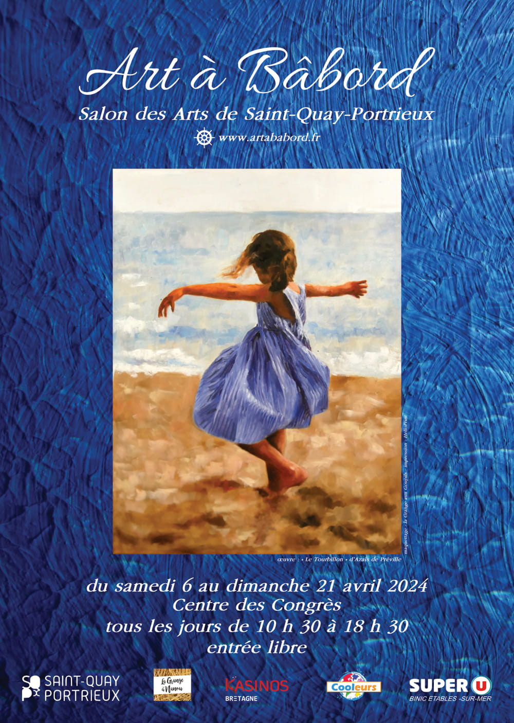 Art A Babord Salon des arts Saint Quay Portrieux 2024 affiche