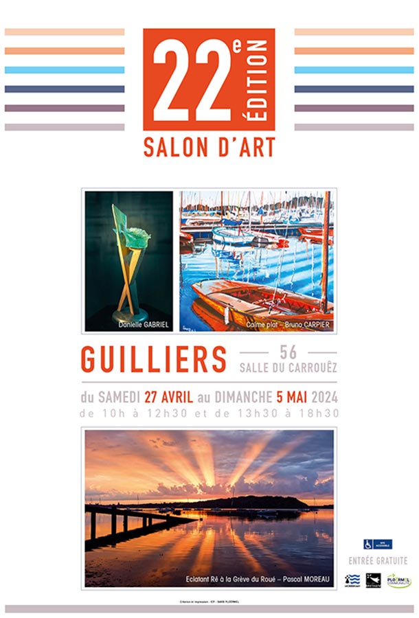 Guilliers salon art 2024 affiche