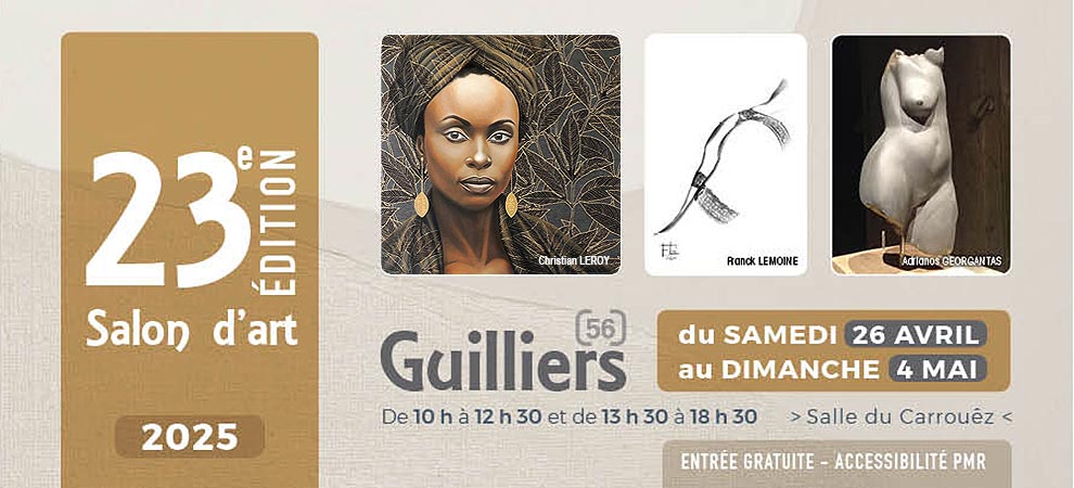 Salon d’Art – Guilliers – du 26 avril au 4 mai 2025